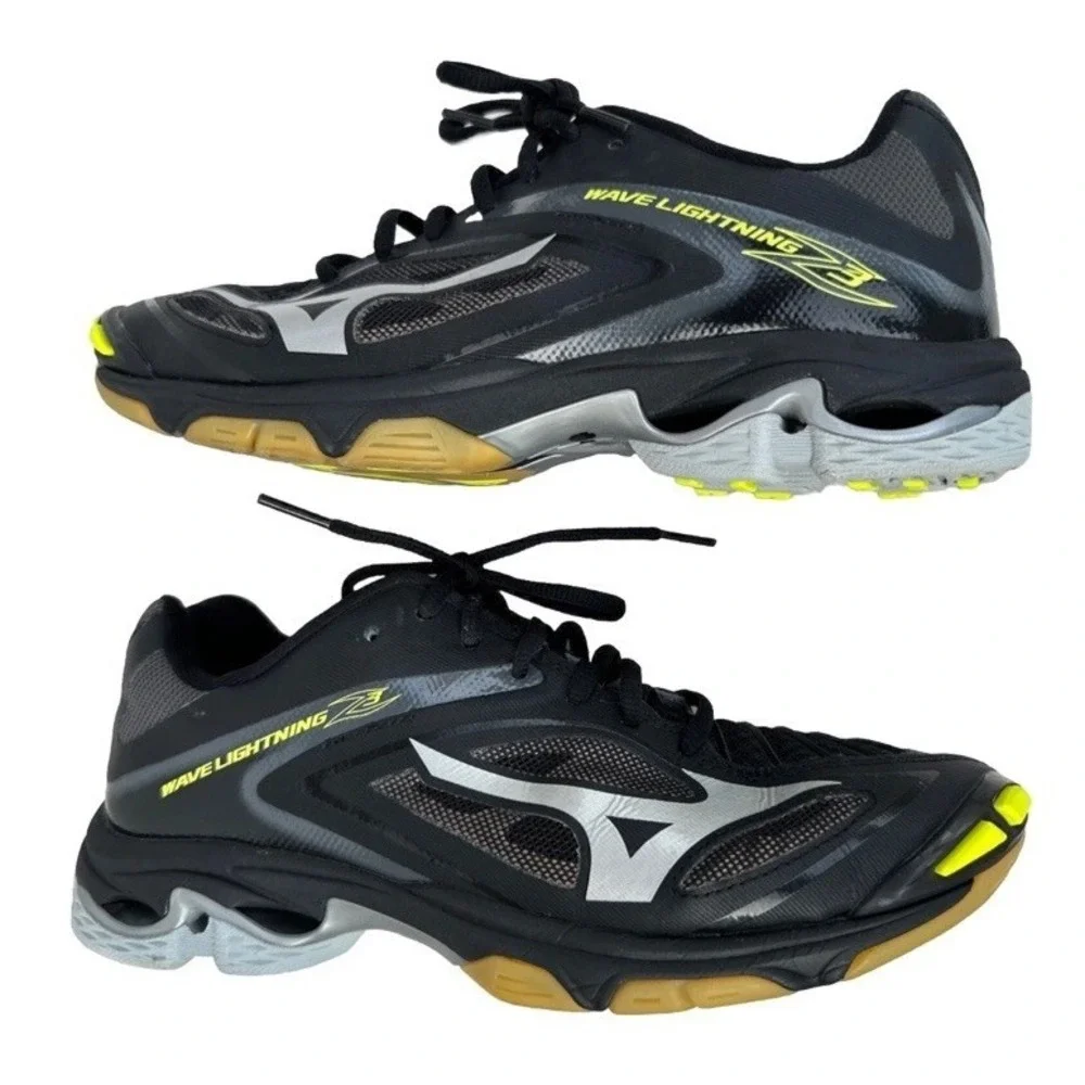 Mizuno WAVE LIGHTNING Z3 Women's NEW Volleyball Shoes Black Multiple Size 9.5